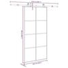 VidaXL Porte coulissante et kit de quincaillerie 102,5x205cm Verre ESG, porte coulissante sur rail, porte coulissante 3332904