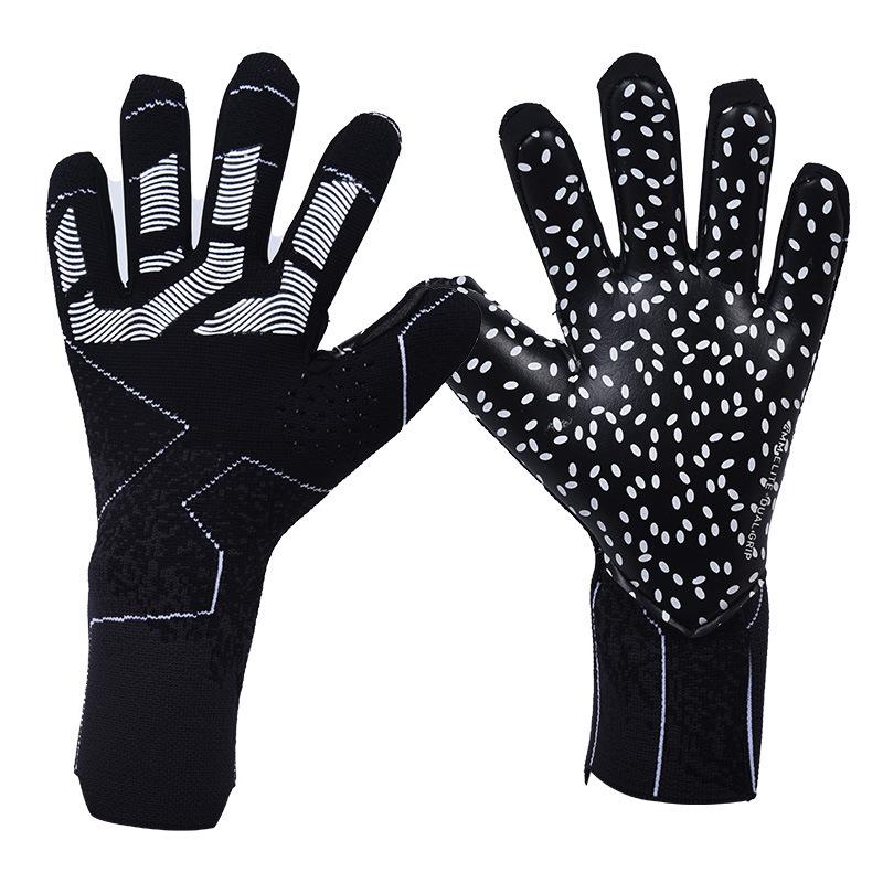 

Thickened Wear-Resistant Non-Slip Goalkeeper Gloves with 3D Texture & Breathable Wrist Guard Size 10