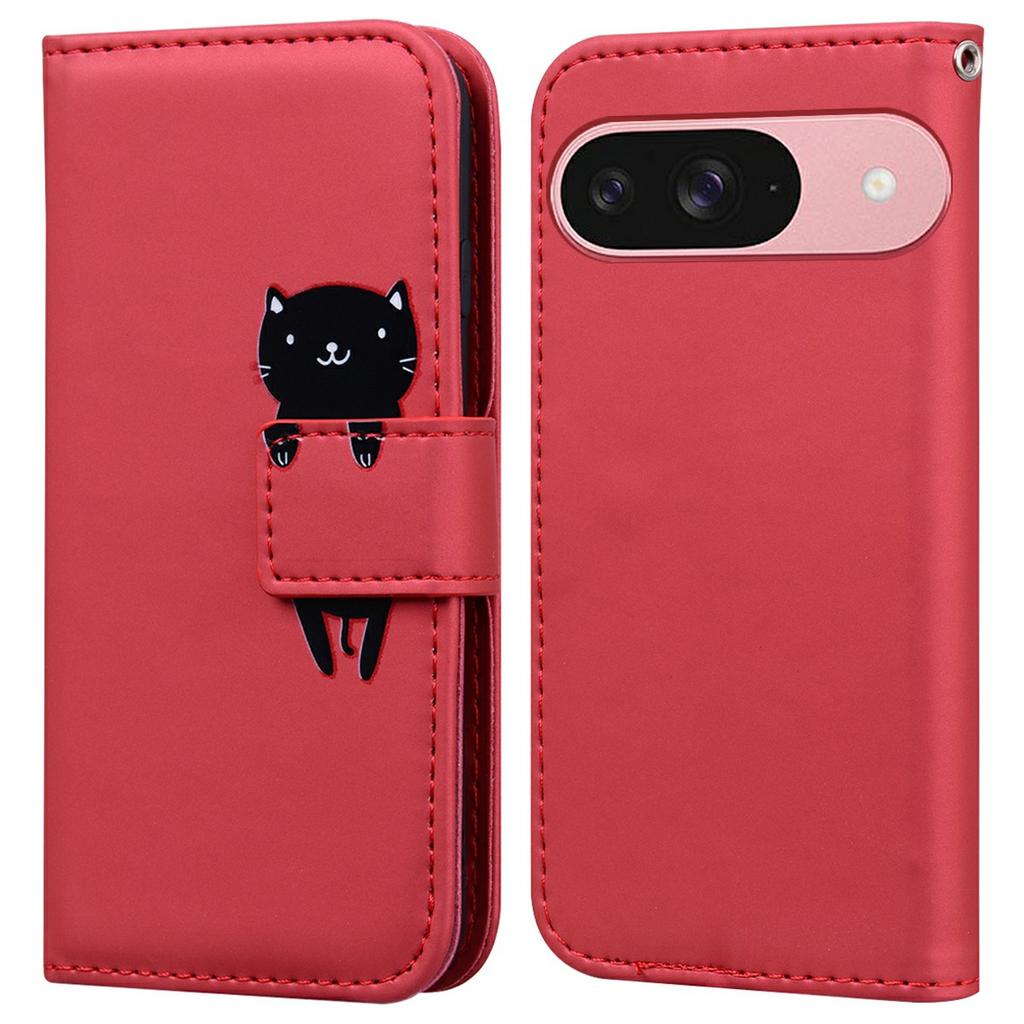 For Google Pixel 9/9 Pro Case Cartoon Pattern Wallet Leather Phone Cover