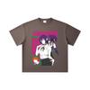 Camiseta Unisex de Algodón Pesado 260 GSM Hilo Doble 32 Count Estampado Chainsaw Man V44 Reze 100% Algodón