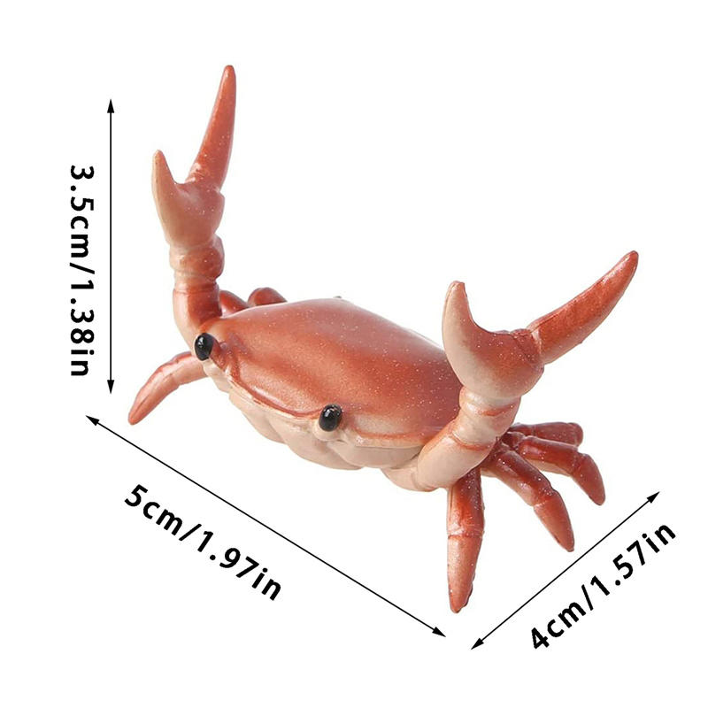 Creative Cute Crab Pen Holder Weightlifting Crabs Pen Holder Stand Bracket Storage Pen Rack Desktop Ornament School Office Home Store Accessories