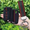 New Keychain Silicone Car Key Case Cover for Volkswagen VW Golf 7 MK7 Tiguan Mk2 for Skoda Octavia 3 A7 Kodiaq 2017-2021 SEAT