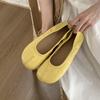 Fashion Fashion Round Toe Women Ballet Flats Dance Shoes New In Summer Spring Female Shallow Footwear Ladies Flats Slip On Shoes