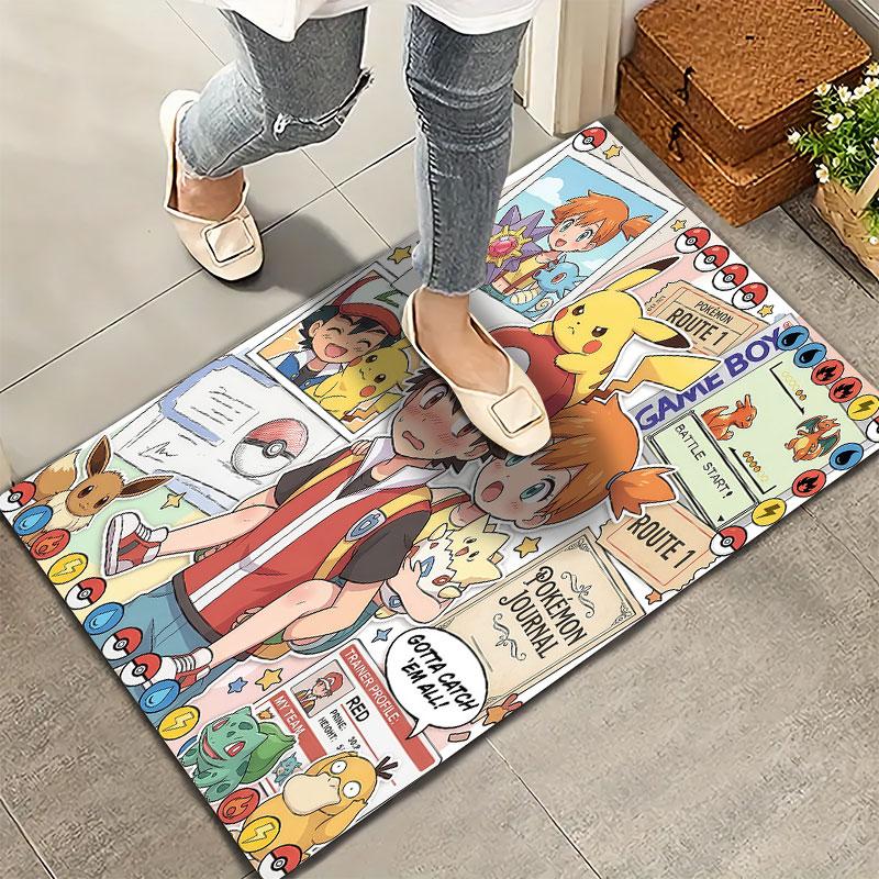 Pokemon Carpet Rug For Living Room Bedroom Home Sofa Decoration Kids Play Nonslip Floor Mat