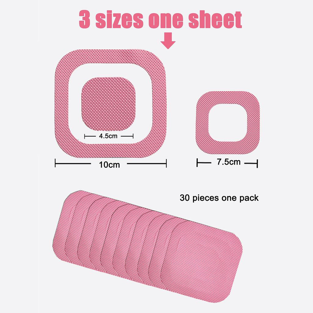 30pcs Safety Shower Tapes Pedal Adhesive Sticking Bathtub Bathroom Colorful Anti Slip Sticker Floor Anti-skid Pad Stickers