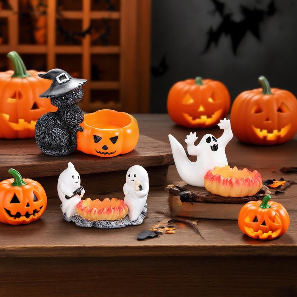Bonfire Party, Bonfire Night Light, Halloween Night Light, Cute And Cozy Statue Halloween Decorations For Home Mantel Or Desk