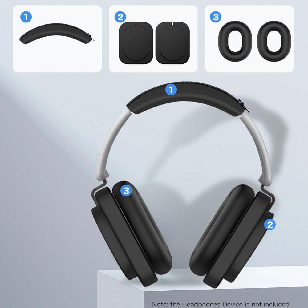 Silicone 3-in-1 Headphone Case Ear Cups Cover for NOTHING Headphone(1) Headphone Protection