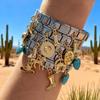 Trendy Hip Hop Western Cowboy Series Modular Charm Bracelet Interchangeable Horse Boot Heart Charms Assembled Stretch Made China