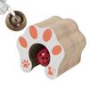 Cardboard Cat Toy Foldable Cat Scratcher Cardboard With Ball Kitty Scratching Post Cat Ball Track Accordion Toys cat toy
