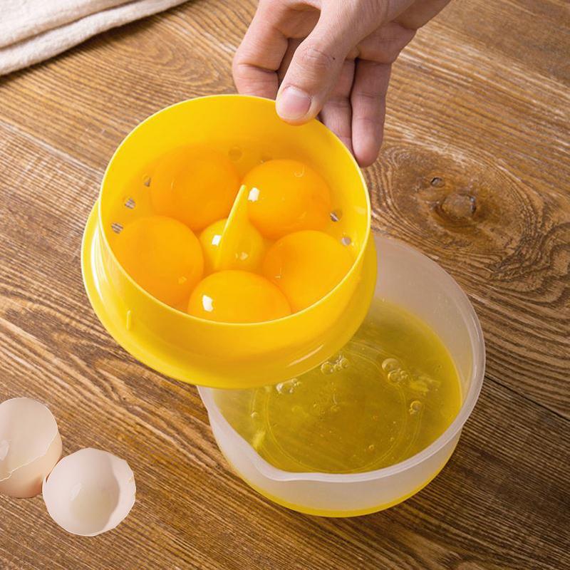 Separador de clara de huevo Separador filtro de yema de huevo y clara Separador de huevos Pequeñas herramientas de cocina
