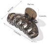 UV Printed Painted Pumpkin Hair Claw Premium PC Material Drop Resistant Elegant Hair Clip Hair Styling Shark Clip Hair Accessories For Women