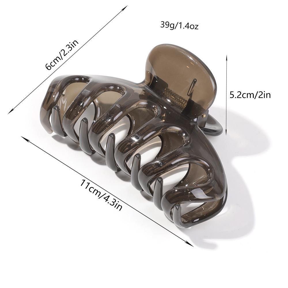UV Printed Painted Pumpkin Hair Claw Premium PC Material Drop Resistant Elegant Hair Clip Hair Styling Shark Clip Hair Accessories For Women
