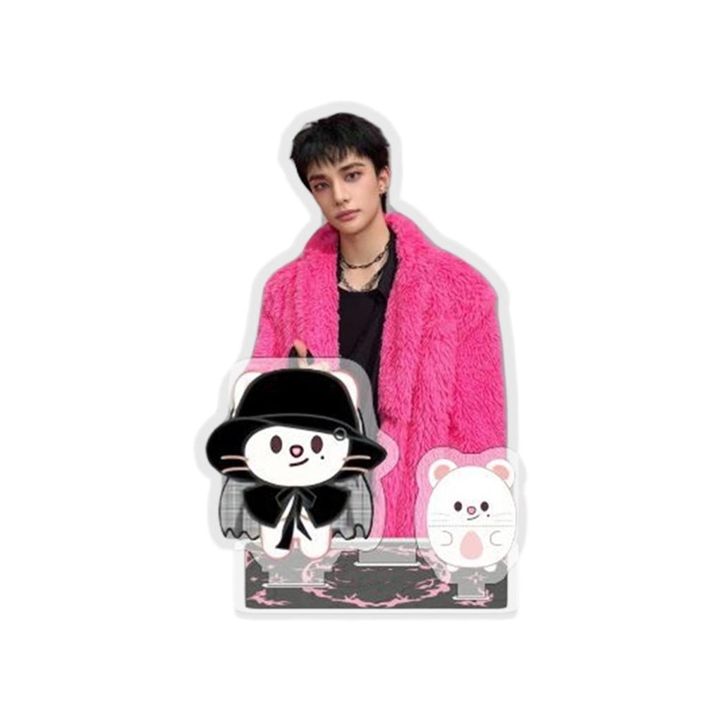 Akrylový stojánek s postavou z alba - Oboustranný 12,5cm Lidská stojící plaketa Ozdoby