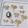 3pcs Nail Rhinestones Bows Nail Charms Bowknot Nail Art Charms Nail Crystals Charms Nail Gems Nail Art Decorations