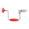Hand Powered Auger Set With Multiple Diameter Bit Ergonomic Rotating Motion All Metal Body Traditional Woodworking Tool