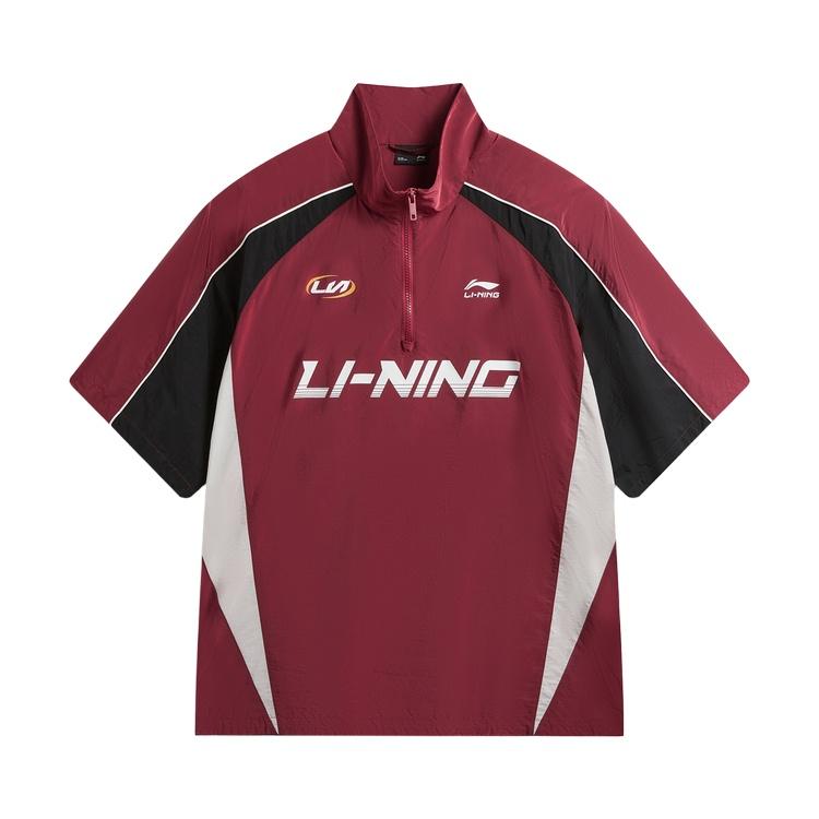 Li Ning Серия спортивного образа жизни Повседневная водостойкая быстросохнущая прохладная свободная футболка Унисекс топ AAEW023-3 S