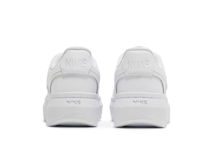 Nike Court Vision Alta Low Triple Blanc (aux femmes)