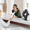 Modern Decorative Figurine - Decorative Sculpture Faces Lovers - FaceS Black