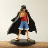 Luffy One Piece Pvc Anime Model Ornament With Cloak Design Toy For Fans Gift