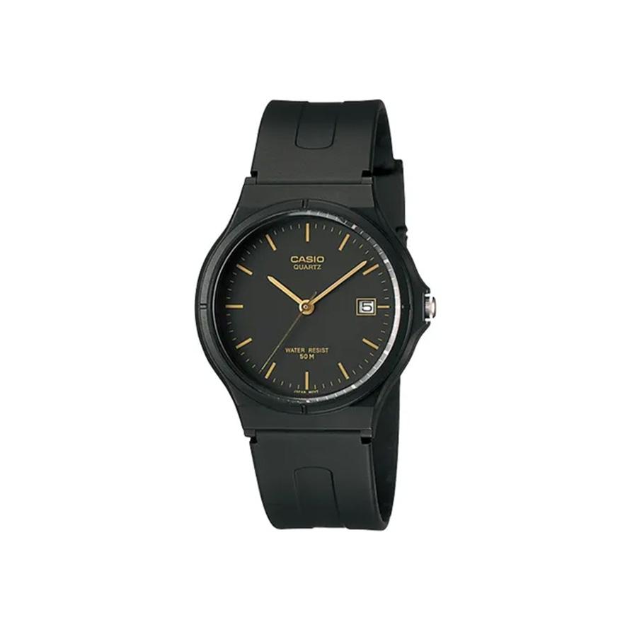 

Casio Полимерный корпус Полимерный ремешок Мужские кварцевые часы MW-59-1E чёрный
