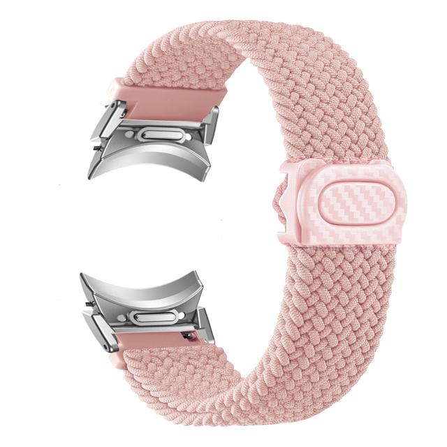 No Gaps Braided Band For Samsung Galaxy Watch 6 4 Classic/5 Pro/44mm 40mm 47mm 43mm Correa Nylon Bracelet Galaxy Watch 6 Strap