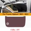 For Toyota Alphard 2015-2026 Car Trunk Door Anti Kick Pad Cargo Liner Tailgate Anti-Scratch Protector Pad Interior Decor Sticker