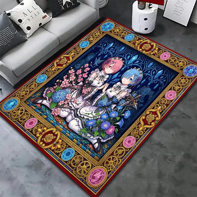 Re Zero Carpet Rug For Living Room Bedroom Home Sofa Decoration Kids Play Nonslip Floor Mat