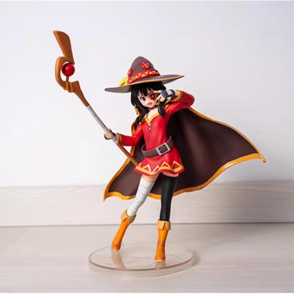 

20 см KonoSuba Боже Благословення на Цей Чудовий Світ Аніме Фігурка Мегумін Фігурки Мила Статуетка Колекційна Модель Іграшки without box