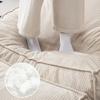 Lazy Compression Sofa Modern Sponge Sofas Relaxing Giant Single Sofa Aesthetic Luxury Living Room Tatami Sofas with Footstool