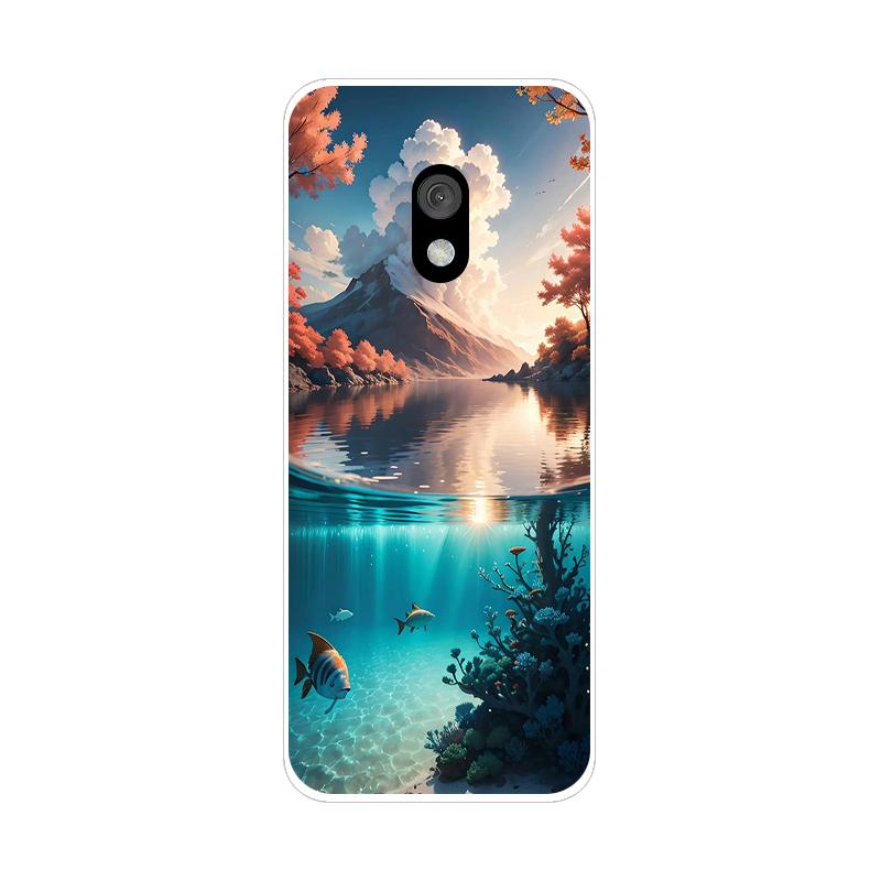 Bumper For Nokia 215 4G 2024 Clear Case Cute Painted Phone Silicon Back Cover For Nokia 235 220 2024 105 2021 Cases Clear Bumper