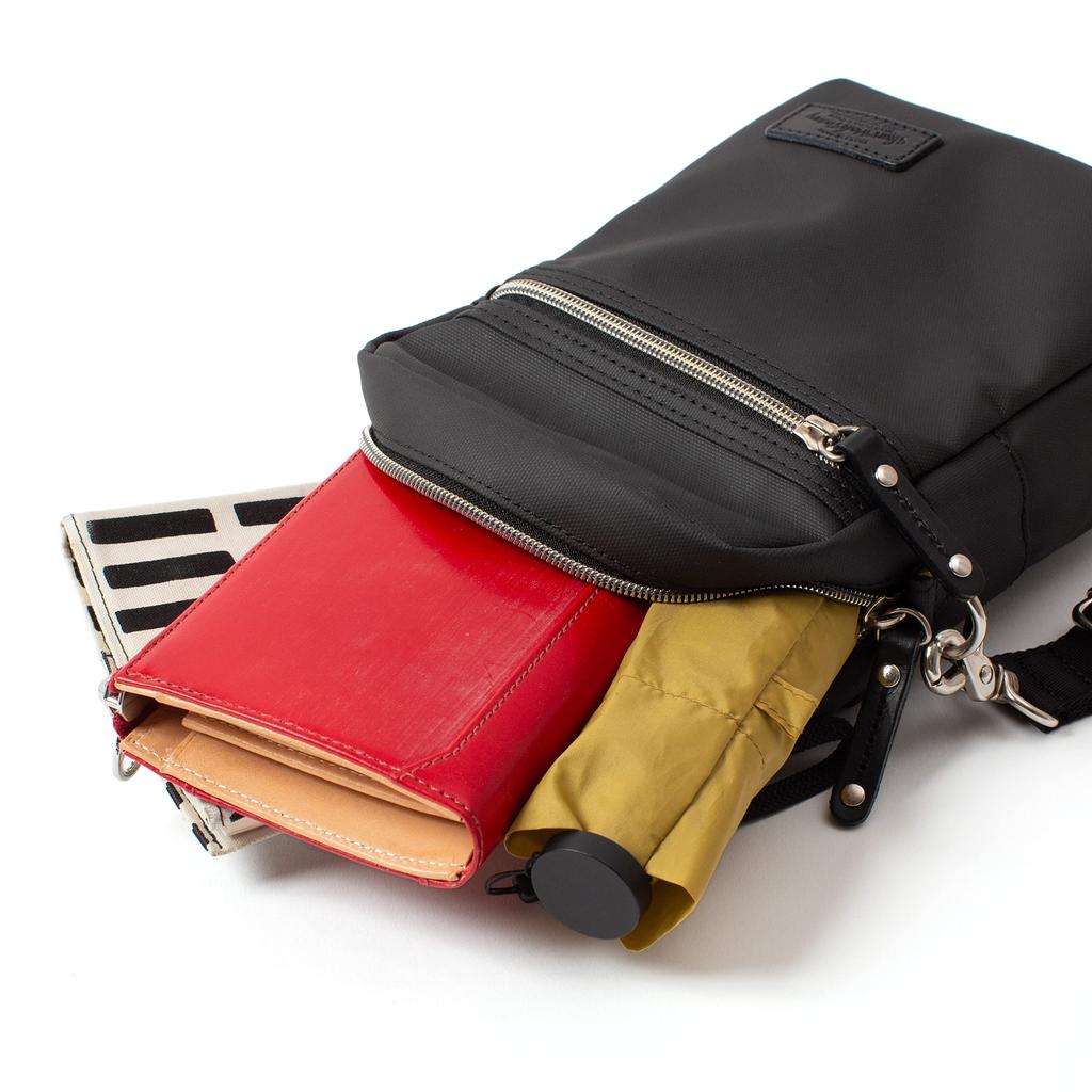 Heart Made Factory Mini Coated Polyester Shoulder Bag, Stylish Series, FY-0525 (Navy)