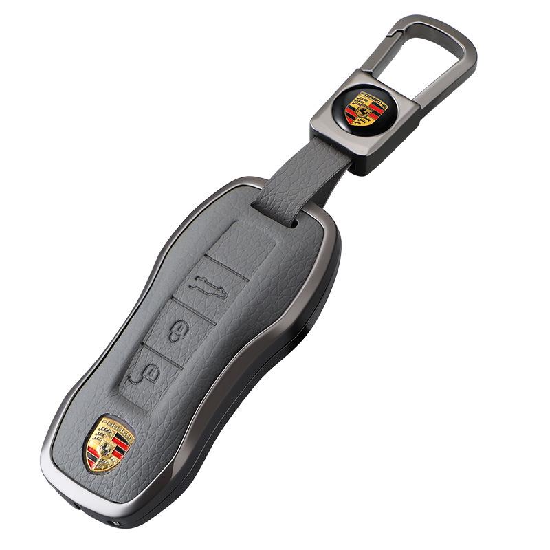 Porsche Model B Elephant Grey Key Case