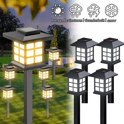 Luce Solare da Marciapiede/Prato IP65 Impermeabile Luci Solari da Esterno per Giardino/Paesaggio/Cortile/Patio/Vialetto/Illuminazione Marciapiede