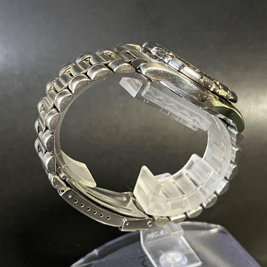 Used [Working Item] SEIKO ALBA AQUA GEAR V733-6A11 QUARZ Watch Battery Replaced Operation Confirmed Silver