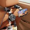 1 Pack Headrest Hook For Car Seat Back With Phone Holder, Multifunctional Car Seat Hooks For Purses And Bags Handbag Grocery Bag, Purse Hanger Car