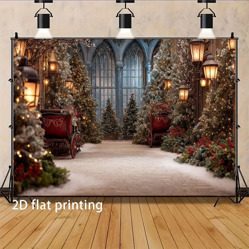 2D Plan 1 Piece Magic Channel Background Christmas Photo Background Christmas and Photo Background