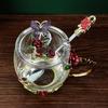 Tazze da Acqua Smaltate Colorate: Elegante Set in Vetro per Soggiorno per Caffè e Latte