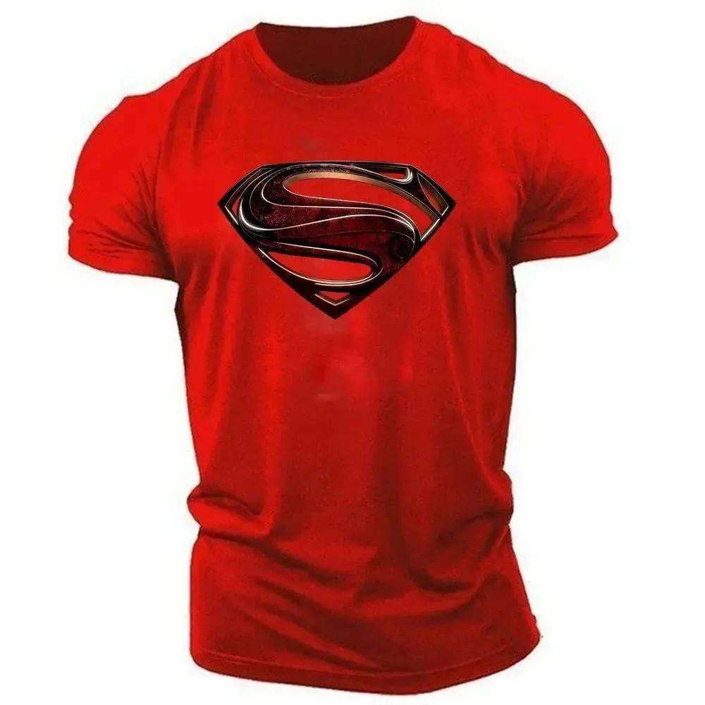 2026 Batman Battle Suit 3D Printed Short Sleeved T-shirt for Men's Casual Fashion Cosplay Summer Round Neck Top