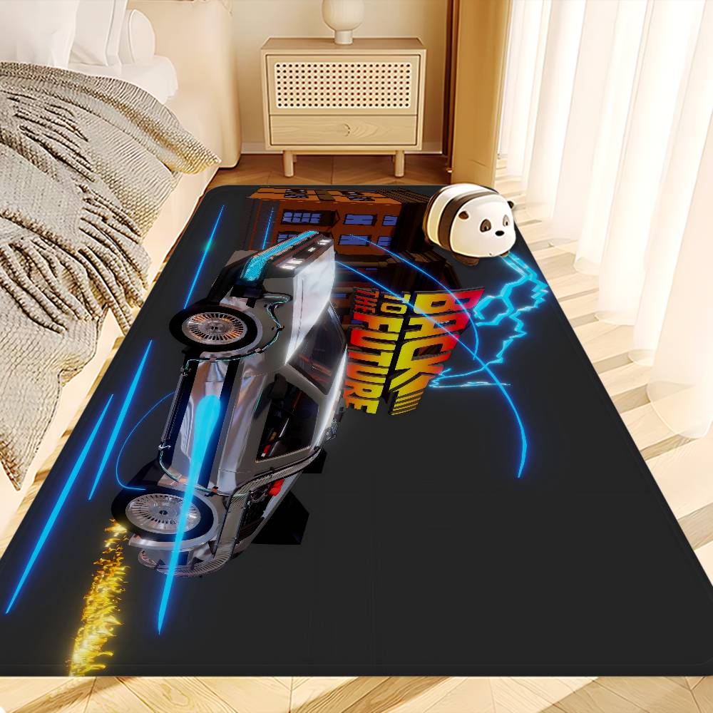 Back To The Future Door Mat Washable Non-Slip Living Room Sofa Chairs Area Mat Kitchen Toilet Rug