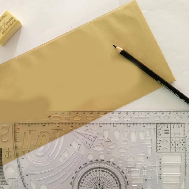Strumento di Misurazione per Stencil Righello da Disegno Righello Durevole in Resina K Modello da Disegno Militare