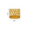 Nordic Golden Geometric Hollow Wrought Iron Candle Holder Creative Aromatherapy Candle Cup Home Decoration Ornaments Art Craft