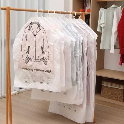 Transparent Vacuum Compression Bag Foldable Clothes Vacuum Seal Storage Bag Clothes