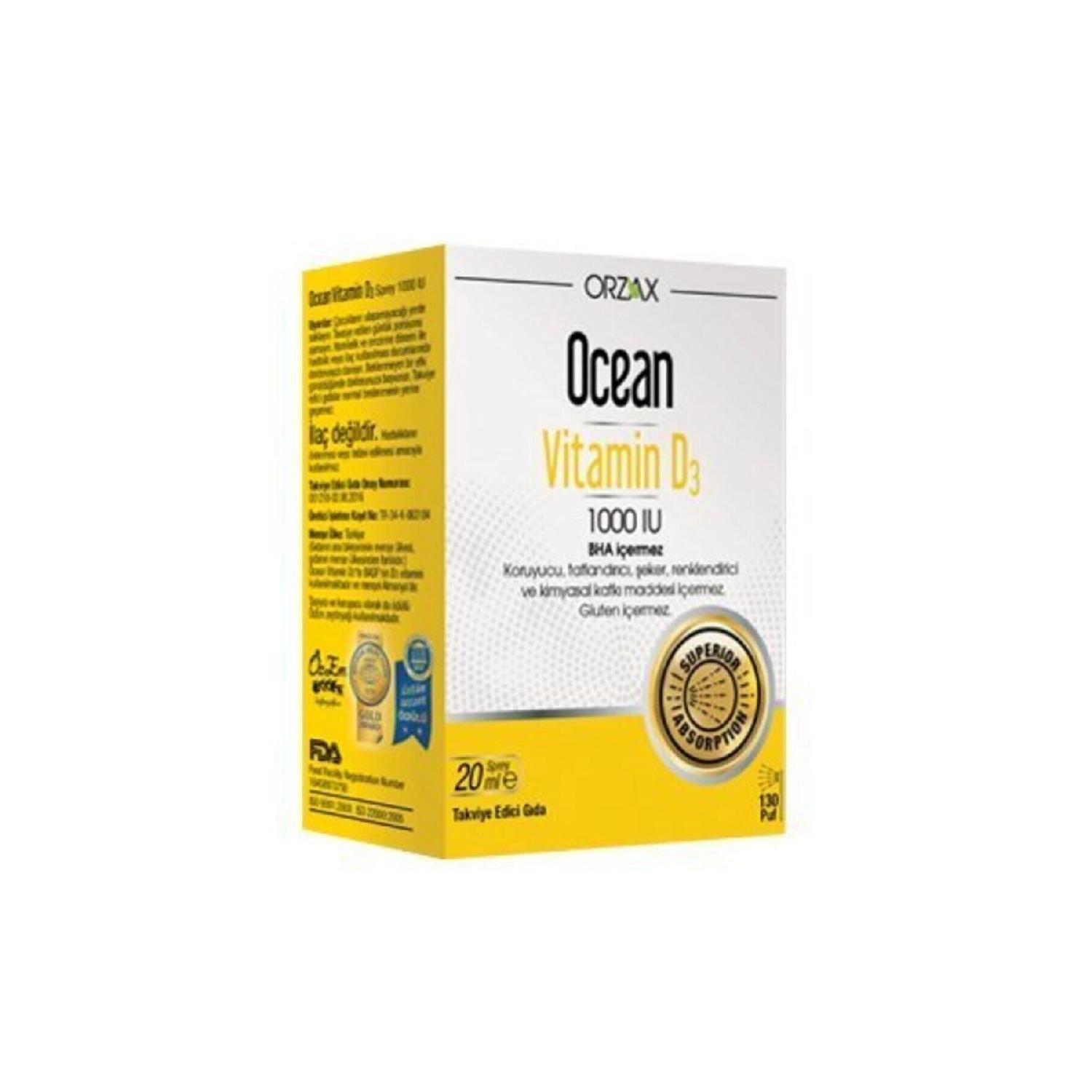 

Ocean Vitamin D3 1000 Iu Spray