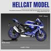 1/12 Scale Yamaha R1M Toy Motorcycle Model Alloy Diecast with Shock Absorption Simulation Scale Motorcycle Model Toys for Kids Gifts