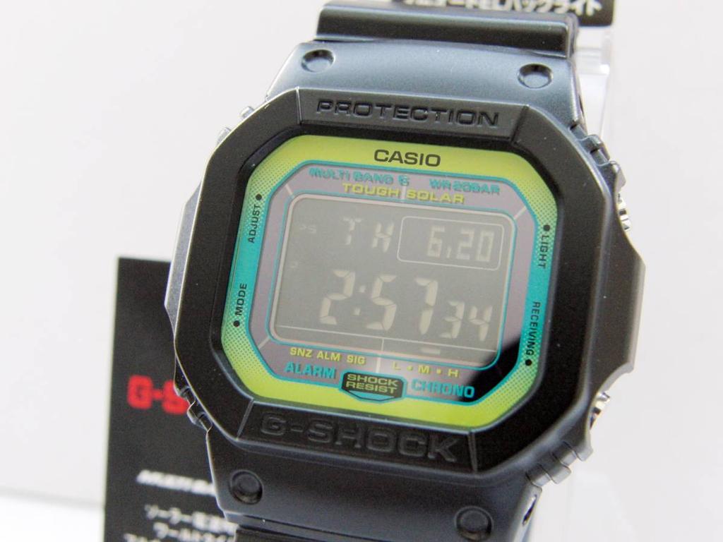CASIO Mix Lime Green Solar Watch Full Auto EL Backlight [ ] G-Shock GW-M5610LY-1JF Sporty Radio-Controlled