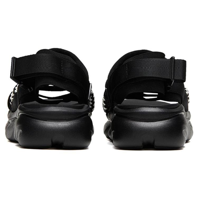 Anta Life Collection Comfortable Sports Sandals Women's Black White 922326965-1