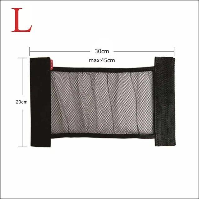 Car Elastic Mesh Fixed Straps Trunk Interior Organizer Seat Back Fixing Net Bag Extinguisher Car Goods Storage Fixing Strap