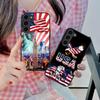 USA America Flag Silicone Mobile Phone Case for Samsung Galaxy S26 S25 S24 S23 S22 S21 Plus FE Ultra Colorful Cover
