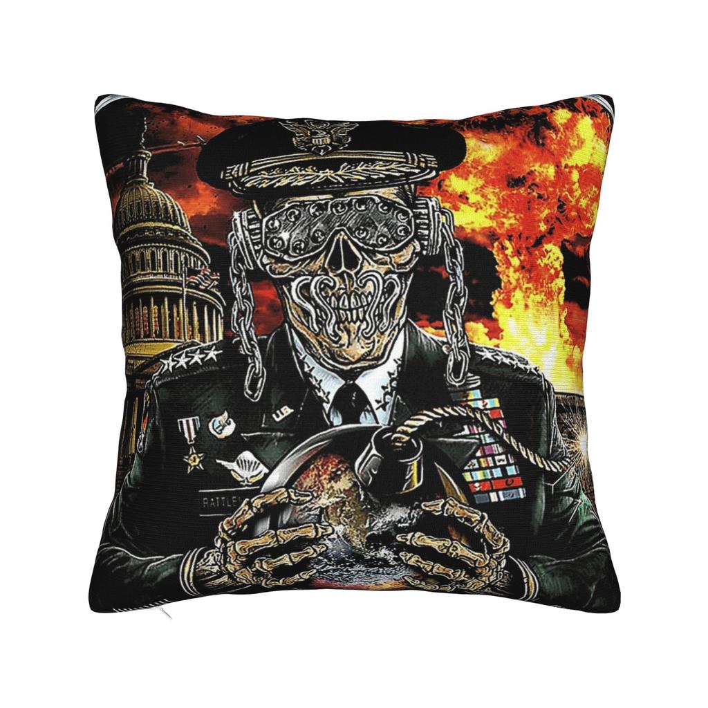 Megadeths Pillow Case MegaRock City Poster Comfy Pillow Cover For Sofa Car Home Decor Fashion Pillowcases
