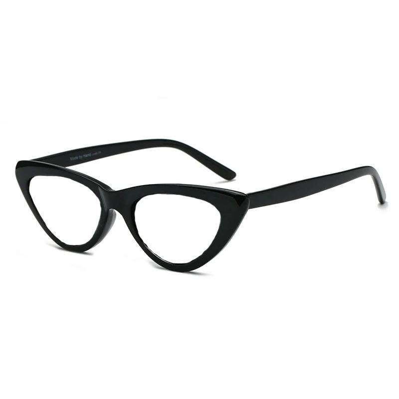Diopter -0.5 -0.75 To -6.0 Anti-Glare Cat Eye Myopia Sunglasses Women Uv400 Triangle Prescription Spectacles Pc Frame